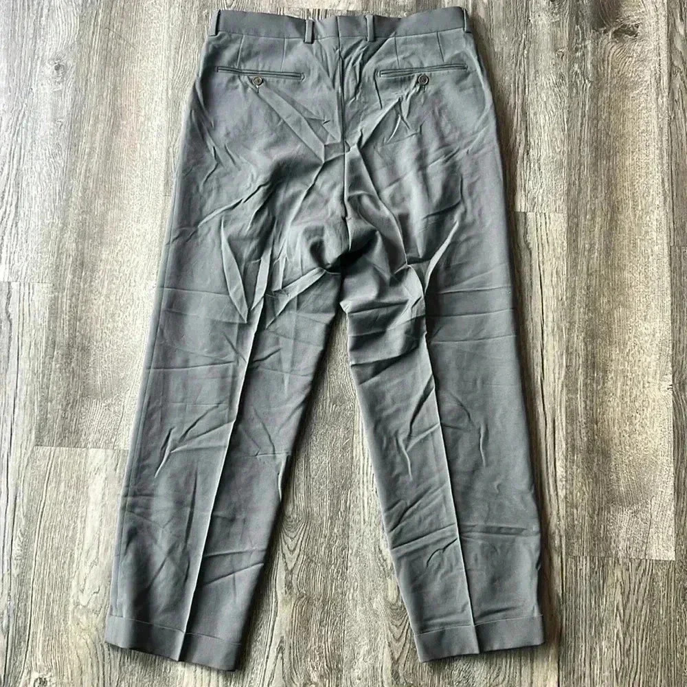 Hugo Boss Pants Gray Lopez Dress Pants Size 34 Office Work Slacks Virgin Wool - Picture 8 of 10